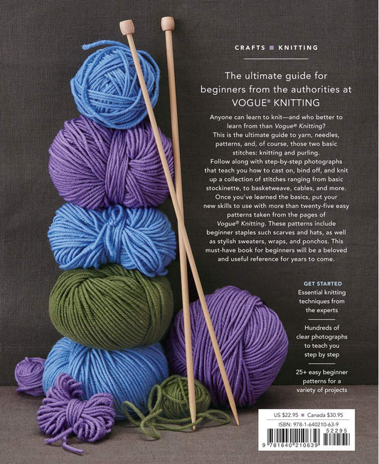Vogue Knitting: The Learn-To-Knit Book