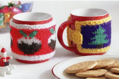 Christmas Knits 2 - Mug Cosies