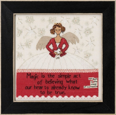 Living the Questions Beaded Cross Stitch Kit Curly Girl 2022 Mill Hill  CG302212