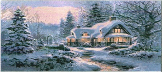 "Cosy Winter" Needlepoint Canvas - Grafitec 13.984