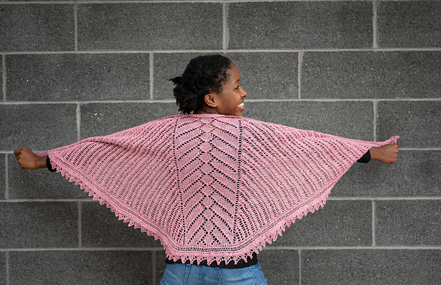 Jocelyn Shawl Pattern Leaflet by Melissa Leapman for Juniper Moon Farm