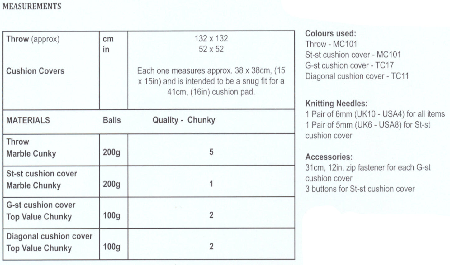 Marble Chunky Leaflet JB765