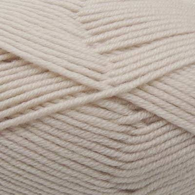 A skein of Estelle Superwash Merino DK  wool yarn in Ecru color.