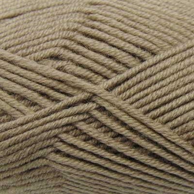 A skein of Estelle Superwash Merino DK  wool yarn in Fawn color.