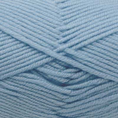A skein of Estelle Superwash Merino DK  wool yarn in Sky blue colour.