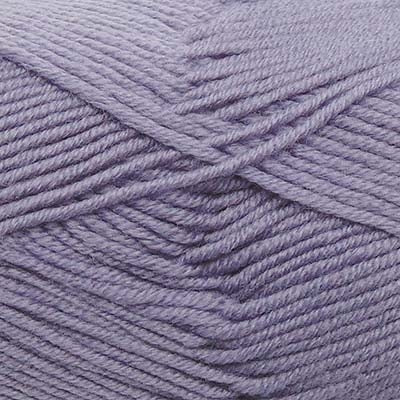 A skein of Estelle Superwash Merino DK  wool yarn in Lilac purple colour.
