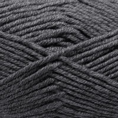 A skein of Estelle Superwash Merino DK  wool yarn in Nickel Heather colour.