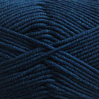 A skein of Estelle Superwash Merino DK  wool yarn in Tanzanite Heather colour.
