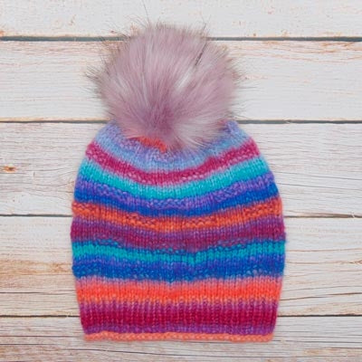 Colour Flow Hat Pattern