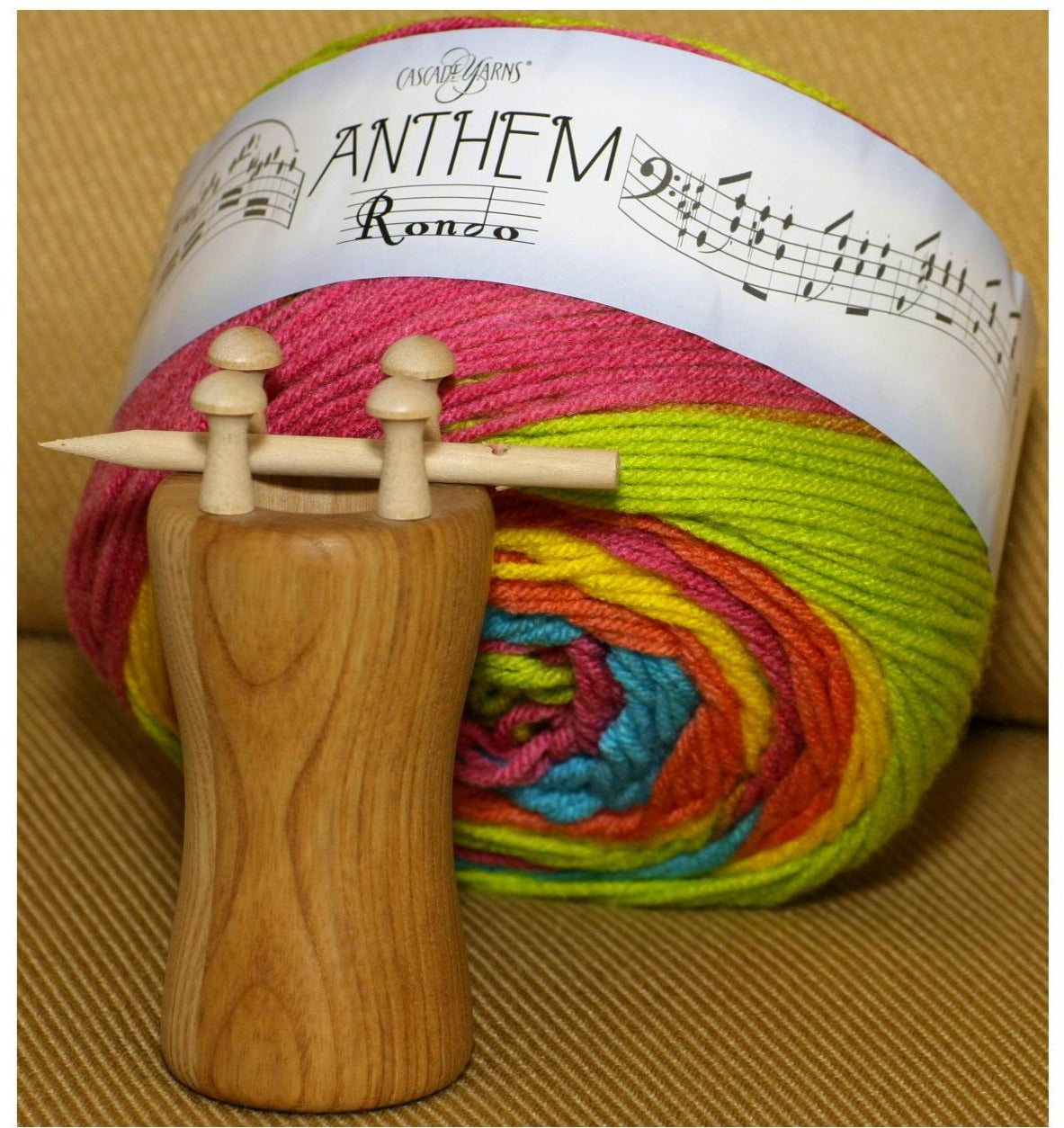 Knitting Spool and Anthem Rondo