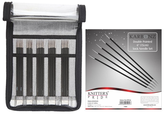 Knitter's Pride Karbonz Double Pointed Sock Needle Set