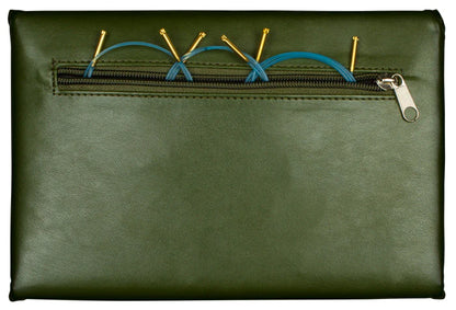 Addi Click Olive Wood Interchangeable Circular Knitting Needle Set