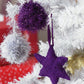 Christmas Knits 2 - Star and Tinsel Bauble Tree Ornaments