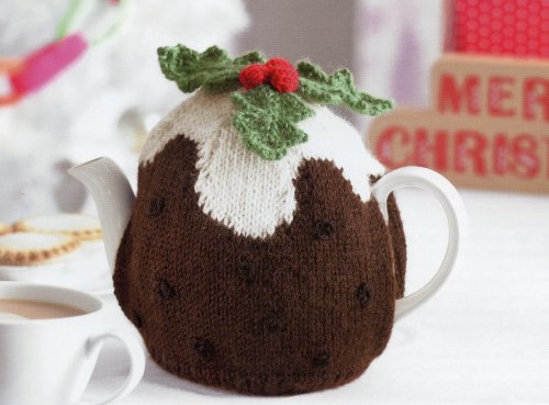 Christmas Knits 2 - Christmas Pudding Tea Cosy