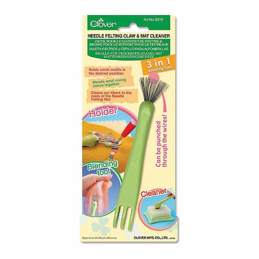 Clover 8919 Needle Felting Claw and Mat Cleaner