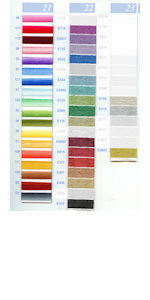 DMC Embroidery Floss Chart - Columns 21, 22, & 23 - small