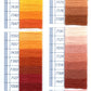 DMC Tapestry Wool Chart - Columns 15 & 16