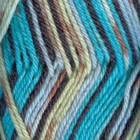 55201 Turquoise Jacquard