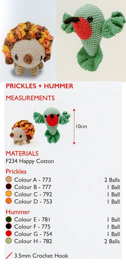 Sirdar Happy Cotton Book 1 - Prickles & Hummer