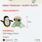 Sirdar Happy Cotton Book 2 - Perky Penguin & Sleepy Sloth