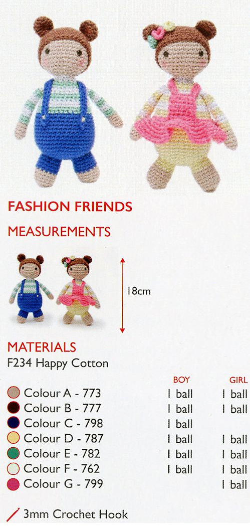 Sirdar Happy Cotton Book 5 - Fashion Friends