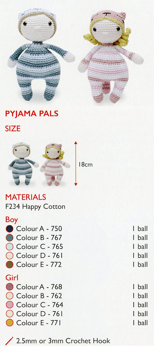 Sirdar Happy Cotton Book 6 -- Pyjama Pals