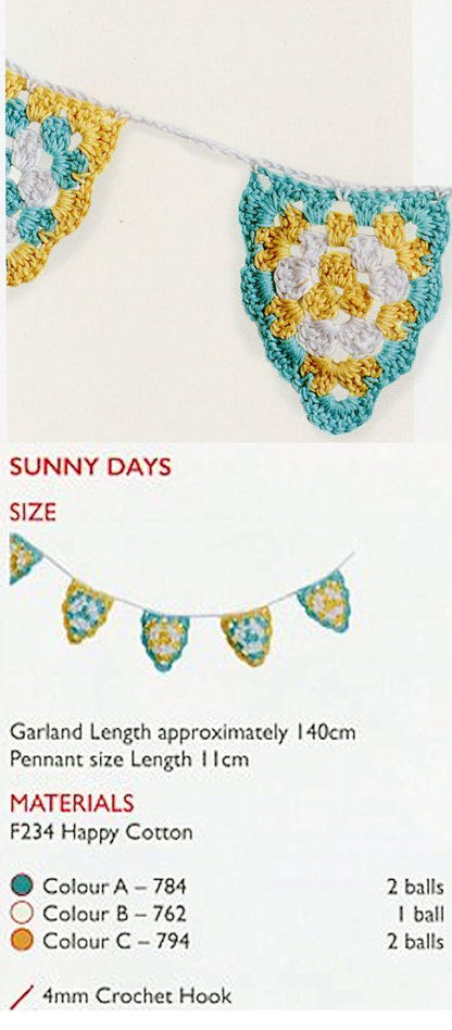 Sirdar Hapy Cotton Book 7 - Sunny Days