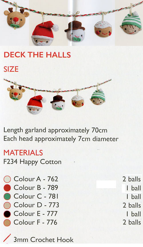 Sirdar Happy Cotton Book 8 -- Deck the Halls