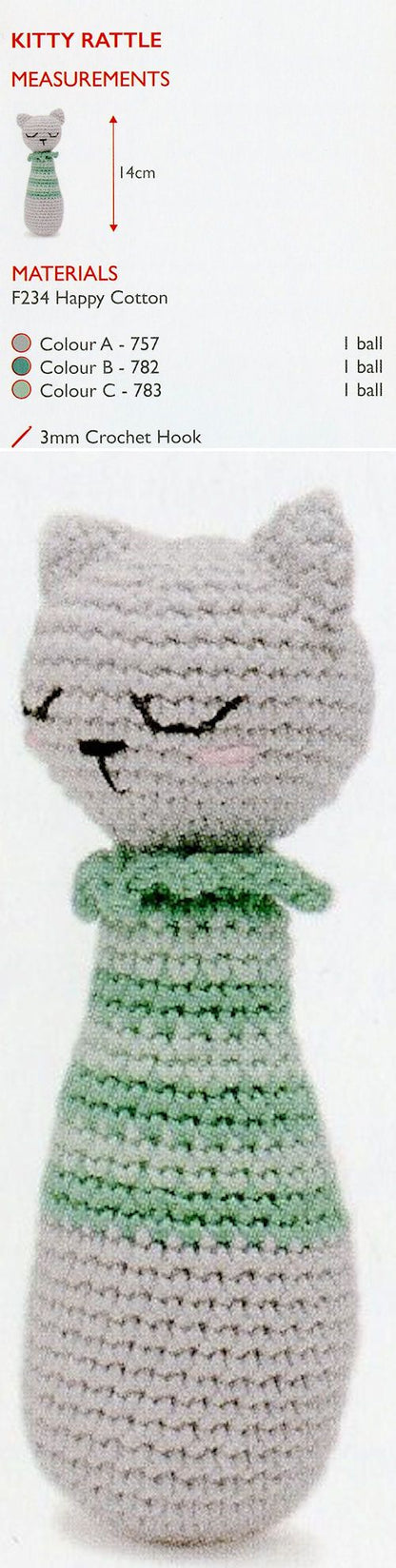 Sirdar Happy Cotton Book 9 -- Kitty Rattle