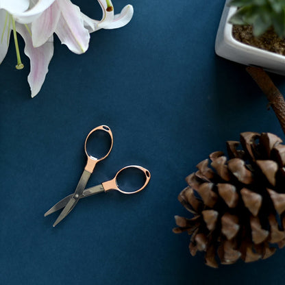 Knitter's Pride Rose Gold Folding Scissors