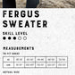 The Croft:  Shetland Colours -- Fergus Sweater