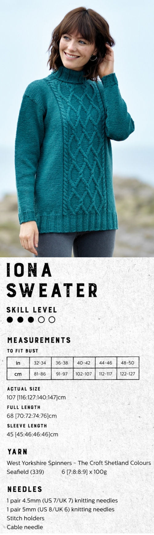 The Croft:  Shetland Colours -- Iona Sweater