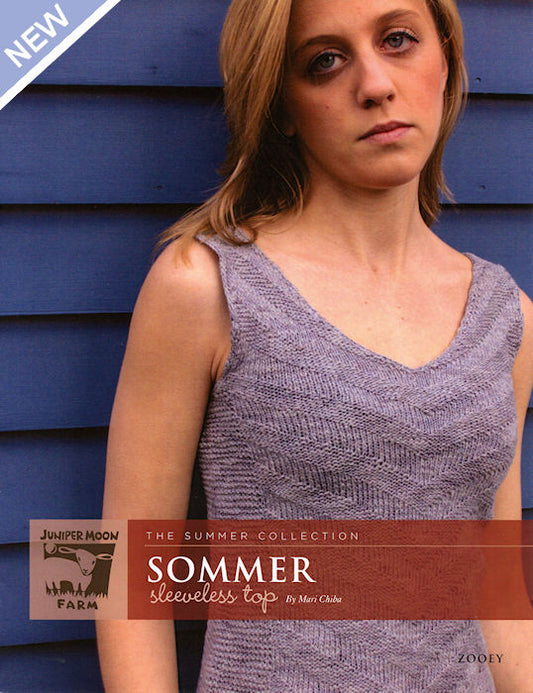 Sommer Sleeveless Top Pattern Leaflet by Mari Chiba for Juniper Moon Farm
