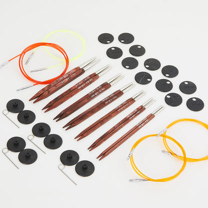 Knit Pro Cubics Symfonie Rose Deluxe Interchangeable Needle Set (300601)