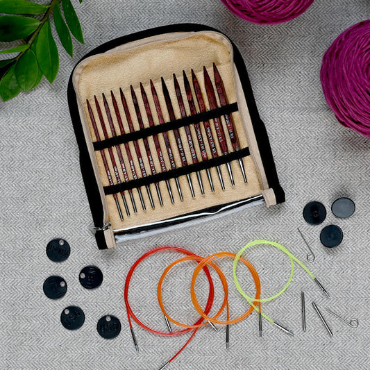 Knit Pro Cubics Symfonie Rose Deluxe Interchangeable Needle Set (300601)