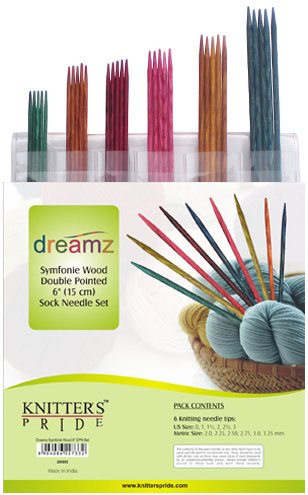 Knitter's Pride Dreamz Symfonie Wood Double Pointed Sock Needle Set